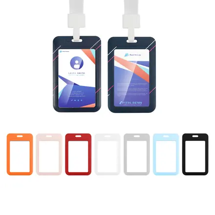 ABS Double Side ID Card Holder - branded promotional product