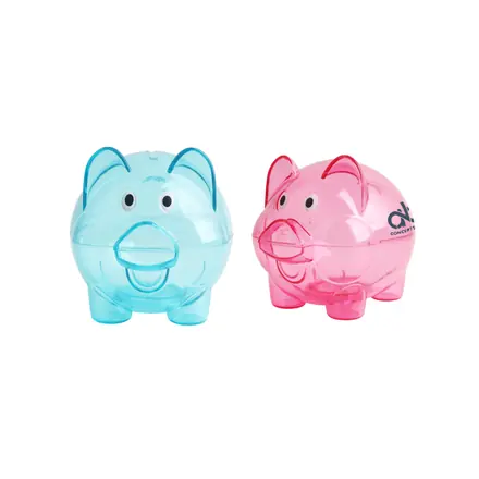 Saver Piggy Coin Bank - branded promotional product