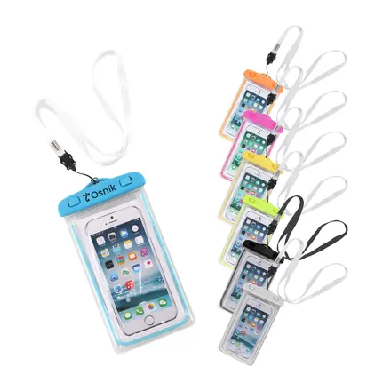 Universal Fluorescent Armband Cover Waterproof Phone Bag - branded promotional product