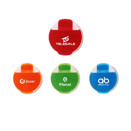 Round Pill Box - branded promotional product