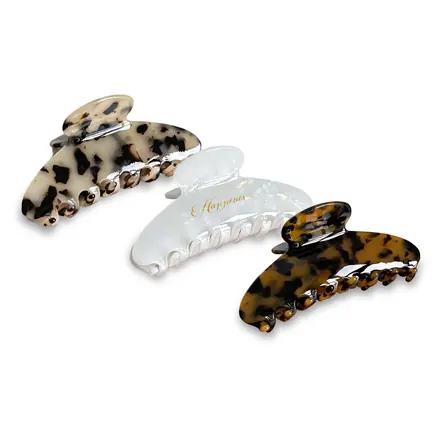 Acetate Hair Clips B - branded promotional product
