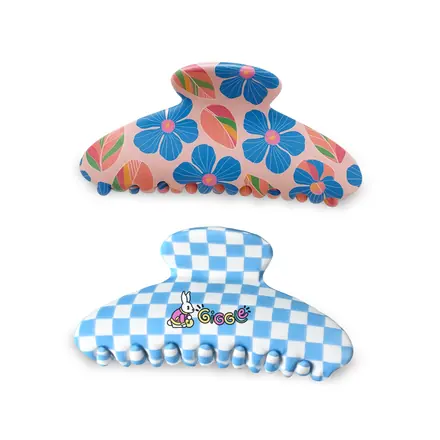 Full Colour Print Hair Clips - branded promotional product