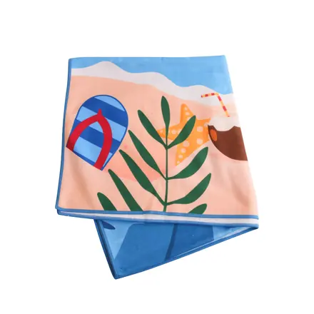 Microfibre Colour Beach Towel (70x140cm) - branded promotional product