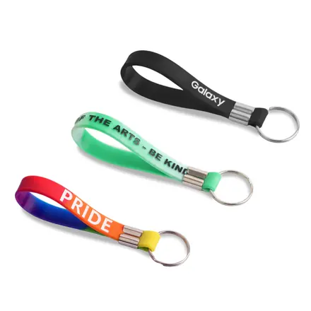 Silicone Key Ring - branded promotional product