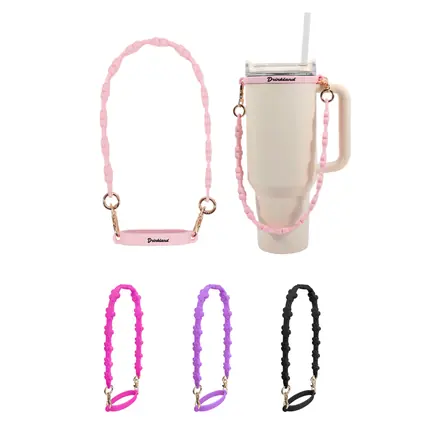 Silicone Flower Tumbler Strap - branded promotional product