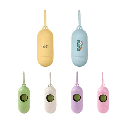 Eco Pill Shape Pet Wastebag Dispenser - branded promotional product