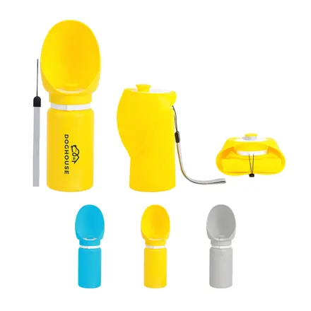 550ml Leaf Bowl Collapsible Dog Water Bottle - branded promotional product