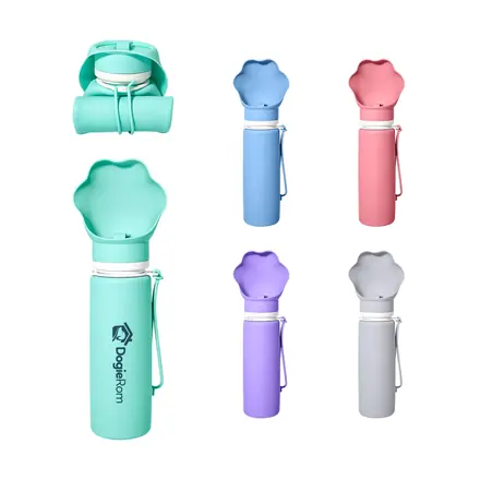 550ml Paw Bowl Collapsible Dog Water Bottle - branded promotional product