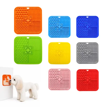 4-Section Dog Enrichment Lick Mat - branded promotional product