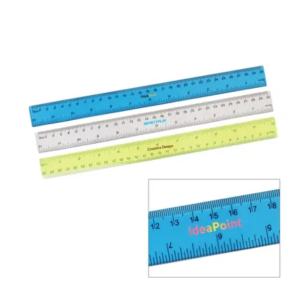 Dual Scale 30CM Ruler - branded promotional product