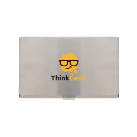 Stainless Steel Business Card Holder - branded promotional product