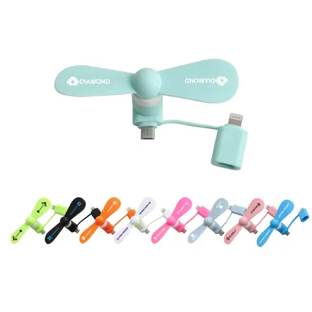 2 in 1 Smart Phone Fan - branded promotional product