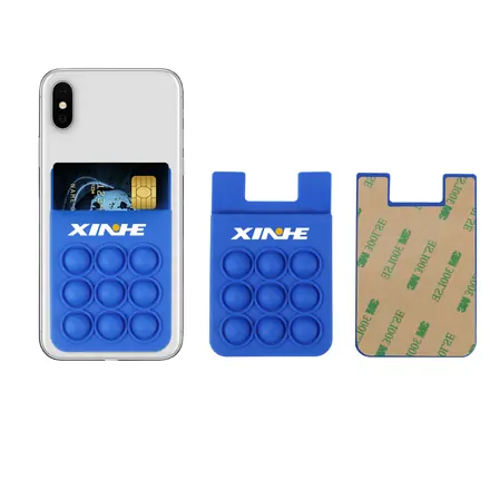 Pop Silicone Phone Wallet - branded promotional product