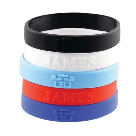 Embossed Wristband - branded promotional product