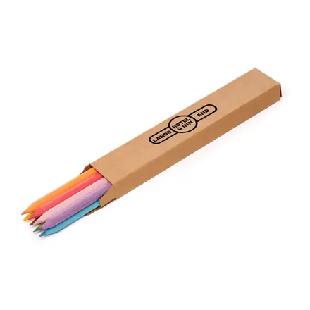 8-piece Coloured Pencil Set - Laltex promotional product, branded with your logo