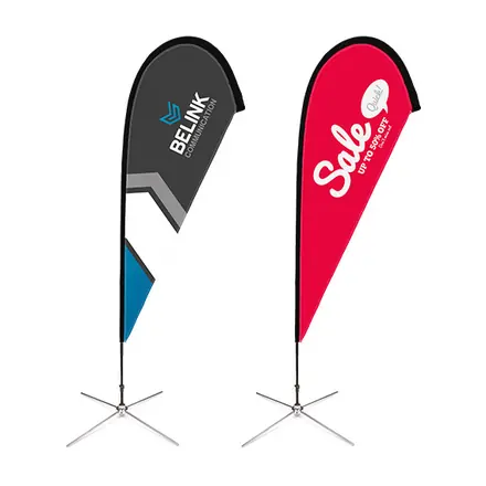 Large(109*388cm) Teardrop Banners 15ft - branded promotional product