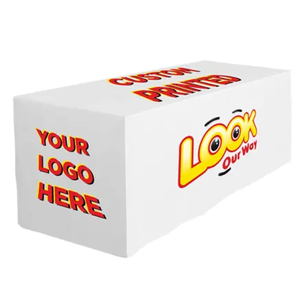 4-Side Fitted Table Cloth * 8ft - branded promotional product