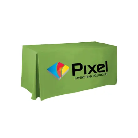 4 Side Pleated Table Cloth * 4ft - branded promotional product