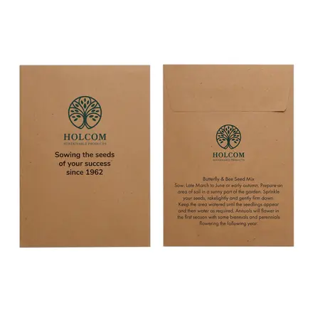 Natural Kraft Paper Seed Envelope - branded promotional product
