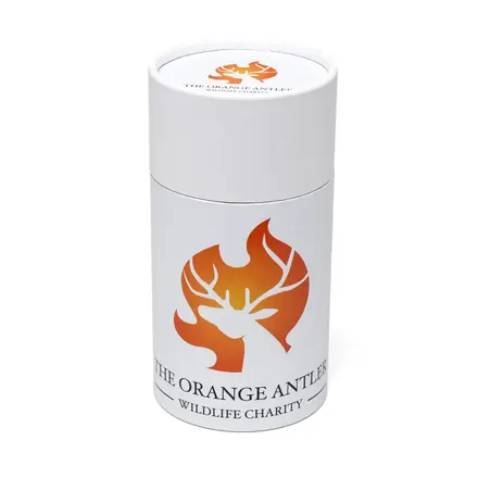 White Cylinder Drum Seed Kit - branded promotional product