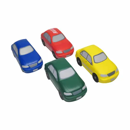 Sedan Car Shape Stress Reliever - branded promotional product