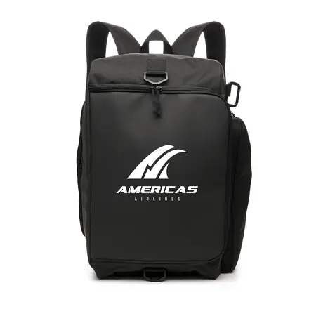 Recycled 2-in-1 Duffle Backpack - Laltex promotional product, branded with your logo
