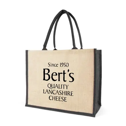 Large Coloured Trim Halton Shopper - branded promotional product