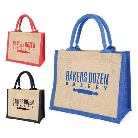 Mini Coloured Trim Halton Shopper - Laltex promotional product, branded with your logo