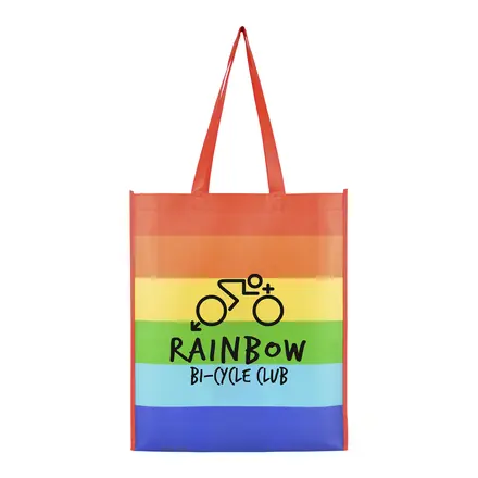 Rainbow Shopper - Laltex promotional product, branded with your logo