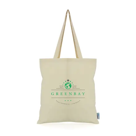 Natural 5oz Recycled Cotton Shopper - branded promotional product