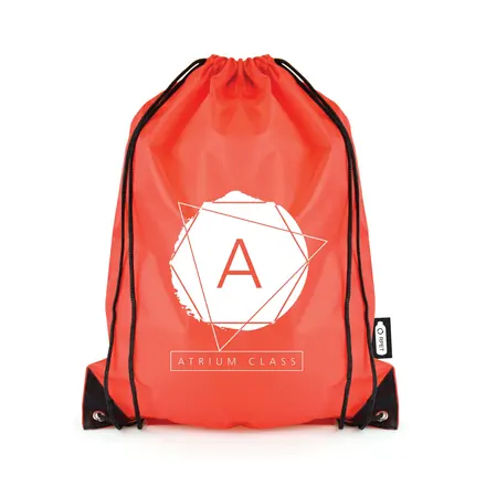 RPET Pegasus Drawstring Bag - Laltex promotional product, branded with your logo