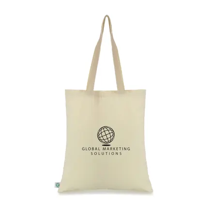 Natural 5oz Organic Cotton Shopper - Laltex promotional product, branded with your logo
