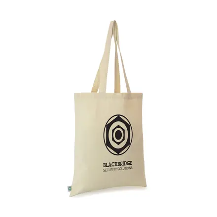 Hesketh Natural Organic 7oz Cotton Shopper - Laltex promotional product, branded with your logo
