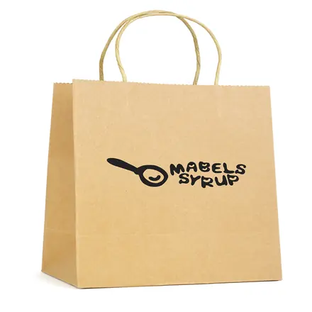 Brunswick Medium Natural Paper Bag - Laltex promotional product, branded with your logo