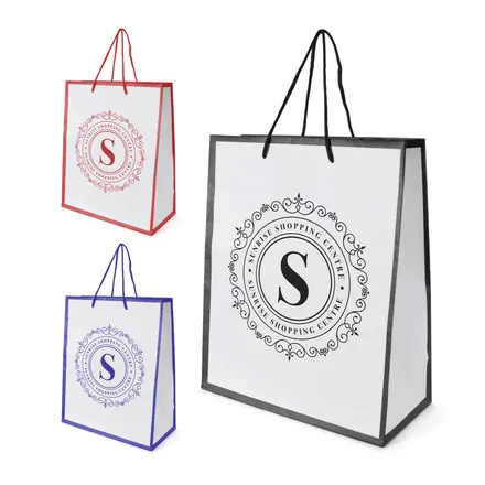 Newquay Paper Bag - Laltex promotional product, branded with your logo