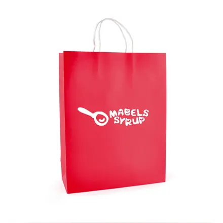 Brunswick Large Coloured Paper Bag - branded promotional product