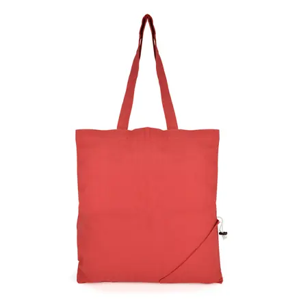 Eccleston Coloured Cotton Foldable Shopper - Laltex promotional product, branded with your logo