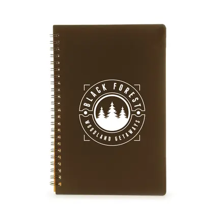 A5 Coffee Notebook - Laltex promotional product, branded with your logo
