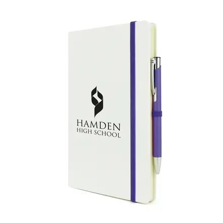 A5 White Mole Mate White Duo - Laltex promotional product, branded with your logo