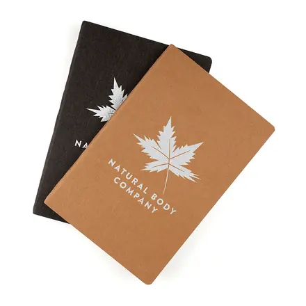 A5 Washed Notebook Made From Recycled Materials - branded promotional product