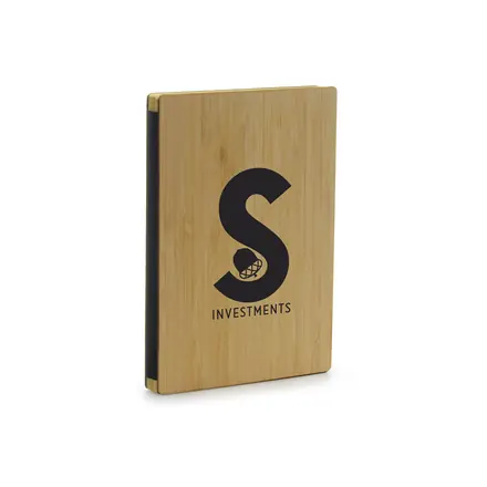 B6 Bamboo Notebook - Laltex promotional product, branded with your logo