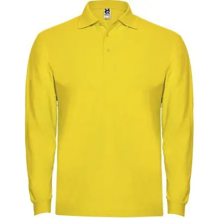 Estrella 220 g/m² long sleeve men's polo - PF Concept promotional product, branded with your logo