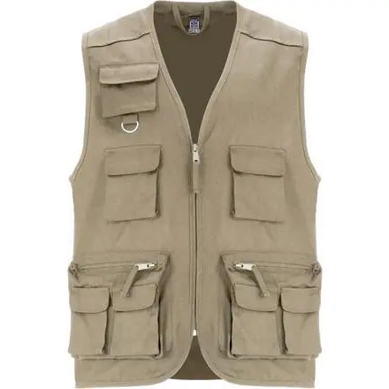 Gilet da lavoro con più tasche e scollo a V da 200 g/m² Venera - PF Concept promotional product, branded with your logo