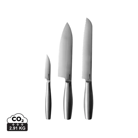 BOSKA Kitchen Knives Copenhagen, set of 3 - XD Connects promotional product, branded with your logo