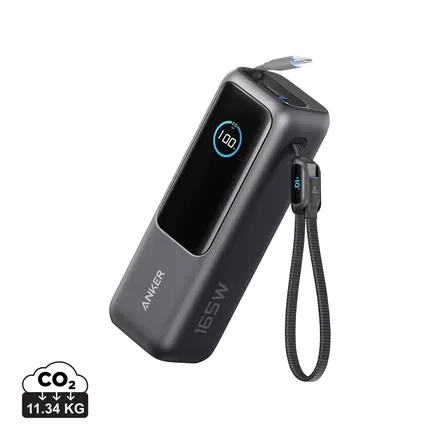 Anker Power Bank 25.000 mah 165W, Built-in retractable cable - XD Connects promotional product, branded with your logo