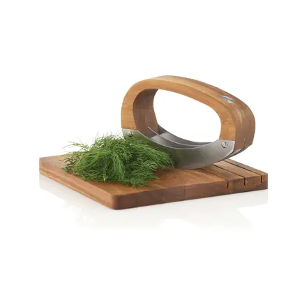 AdHoc RoccaVerde Chopping knife with chopping board - branded promotional product