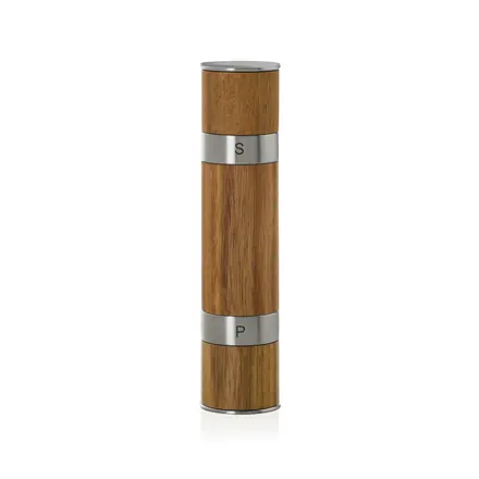 AdHoc Duomill Pepper and salt double mill - branded promotional product