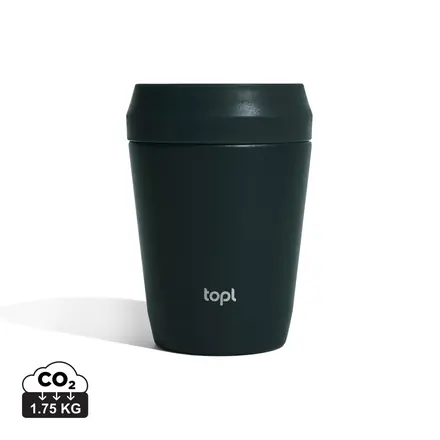 Topl Recycled Steel To Go Tumbler Patented 360 Lid 235ml - XD Connects promotional product, branded with your logo