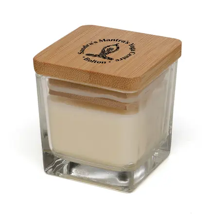 Serenity Soy Wax Glass Candle - branded promotional product