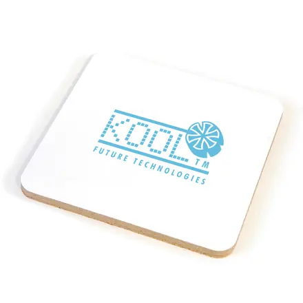 Square Cork Coaster - Laltex promotional product, branded with your logo
